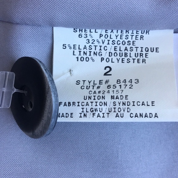 Judith & Charles - Timeless Gray Blazer w/ Stretch - Picture 8 of 8